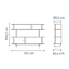 Mini Library  White/Walnut - Oeuf NYC